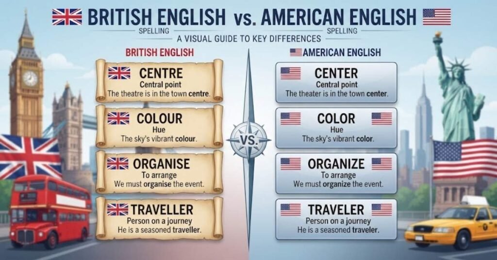 British English vs American English Spelling