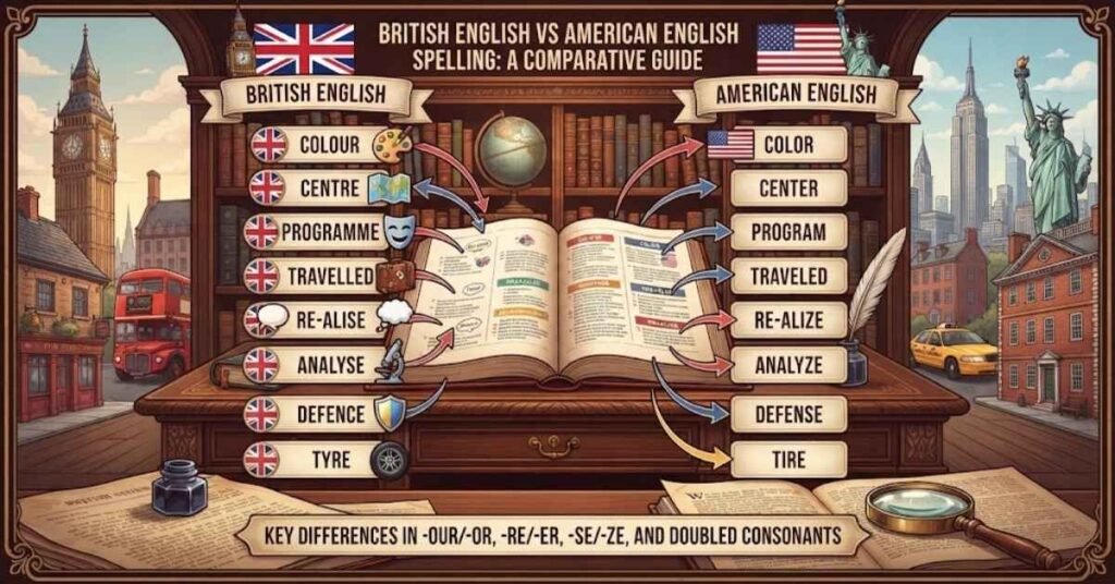 British English vs American English Spelling