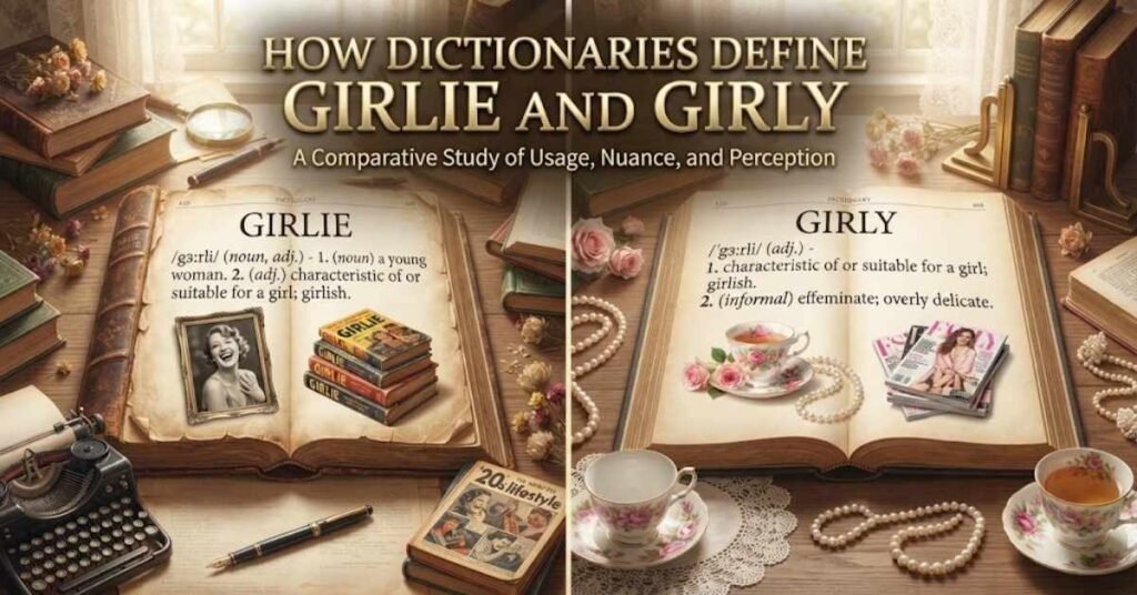 How Dictionaries Define Girlie and Girly