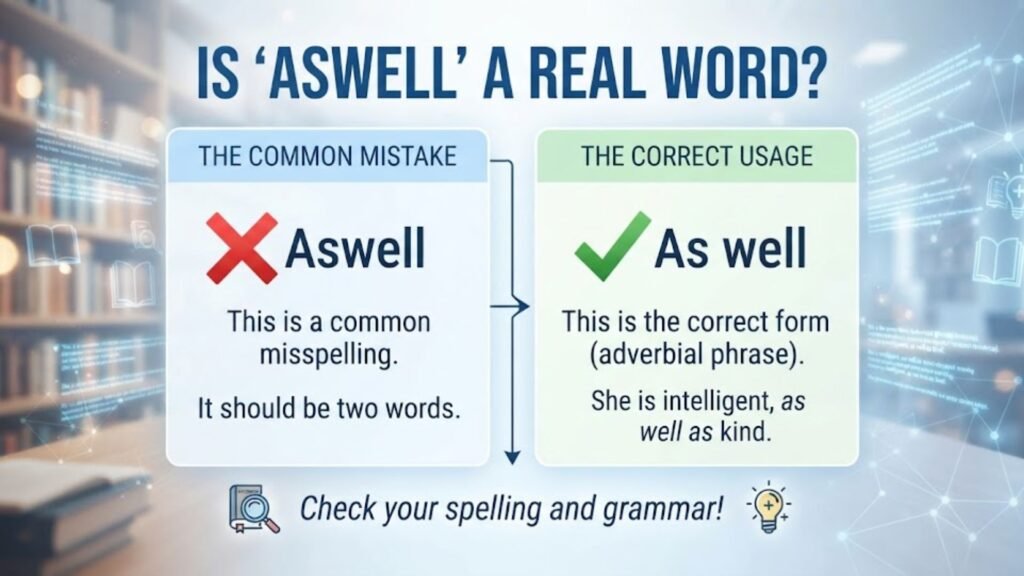 Is "Aswell" a Real Word?