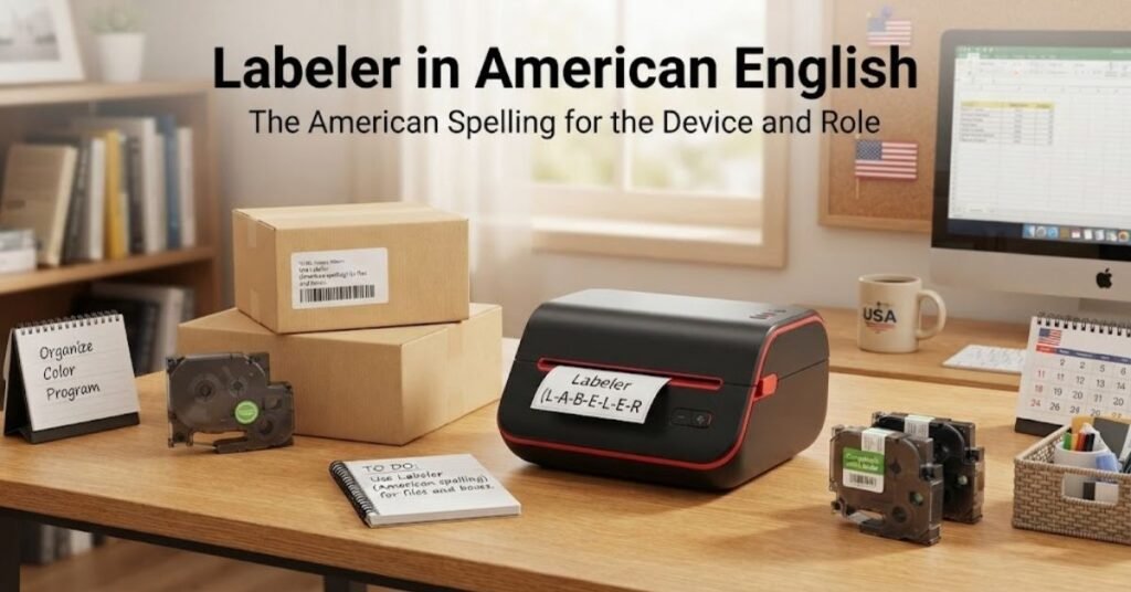 Labeler in American English