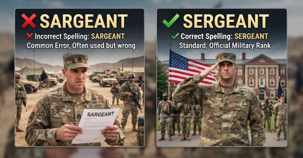 Sargeant or Sergeant: Quick Answer