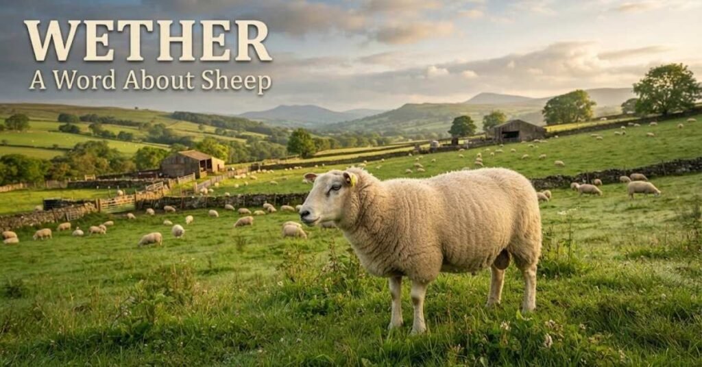 Wether: A Word About Sheep