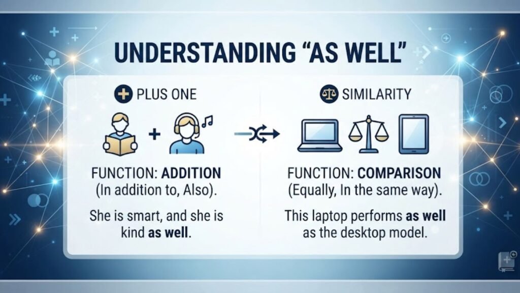 What Does "As Well" Mean?