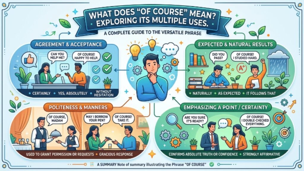 What Does “Of Course” Mean?