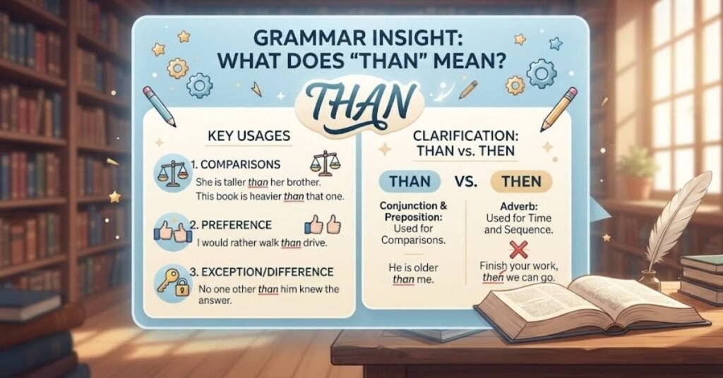 What Does "Than" Mean?