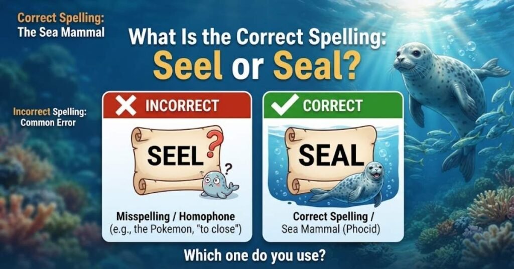 What Is the Correct Spelling: Seel or Seal?
