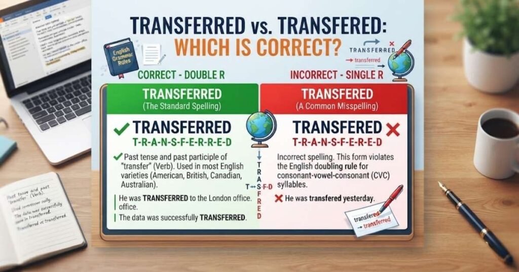 What Is the Difference Between Transferred vs Transfered?
