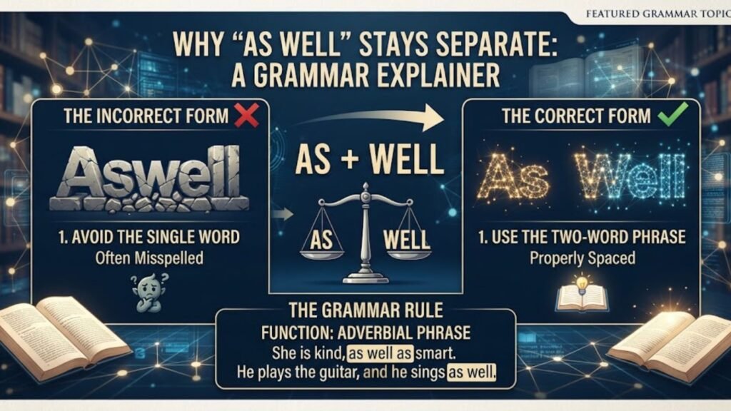 Why "As Well" Stays Separate
