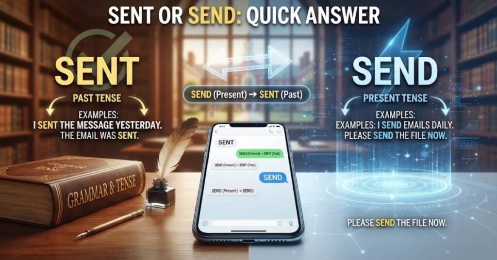 sent or send: Quick Answer ✅⚡