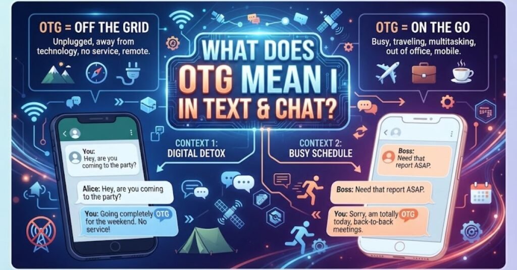 OTG in Different Types of Conversations