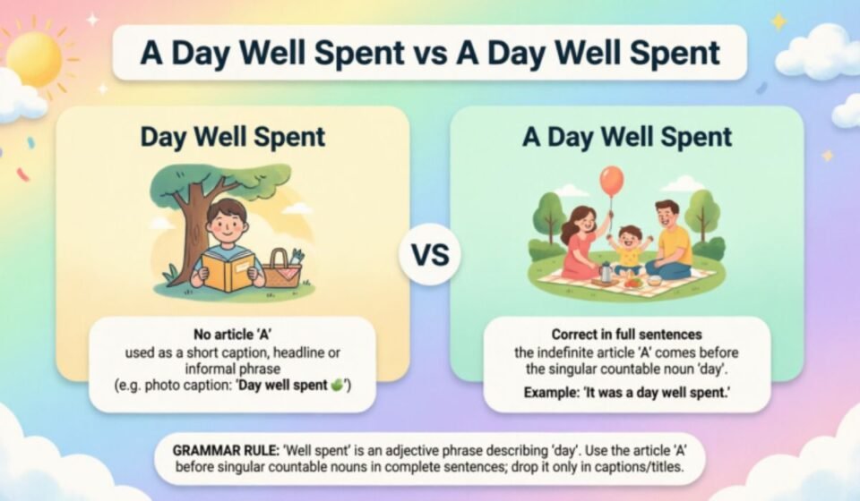 Day Well Spent vs A Day Well Spent