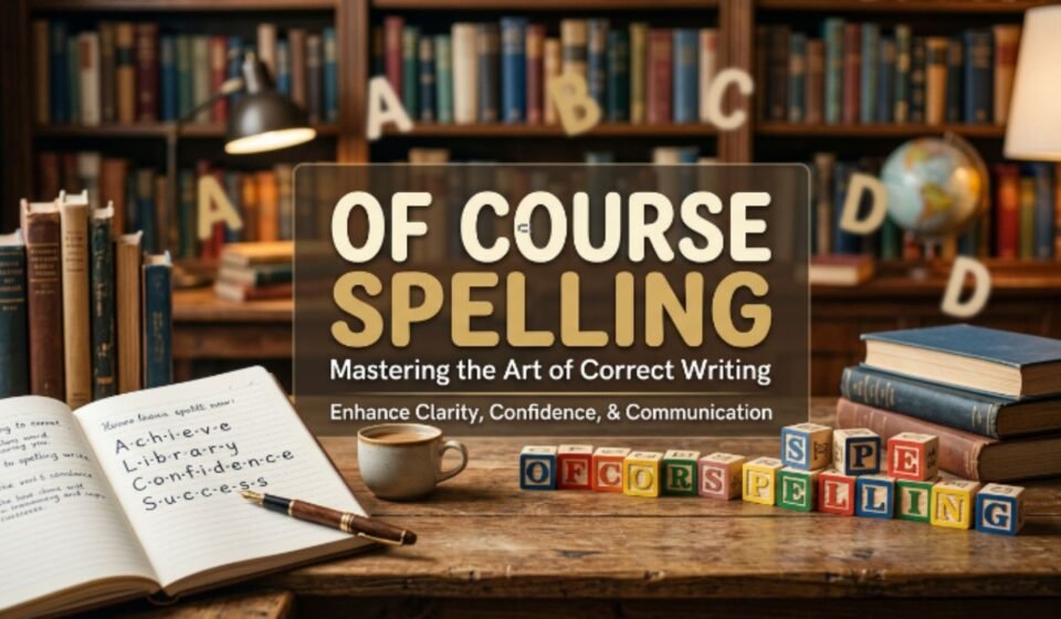 of course spelling