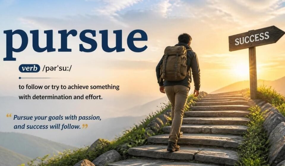 pursue spelling