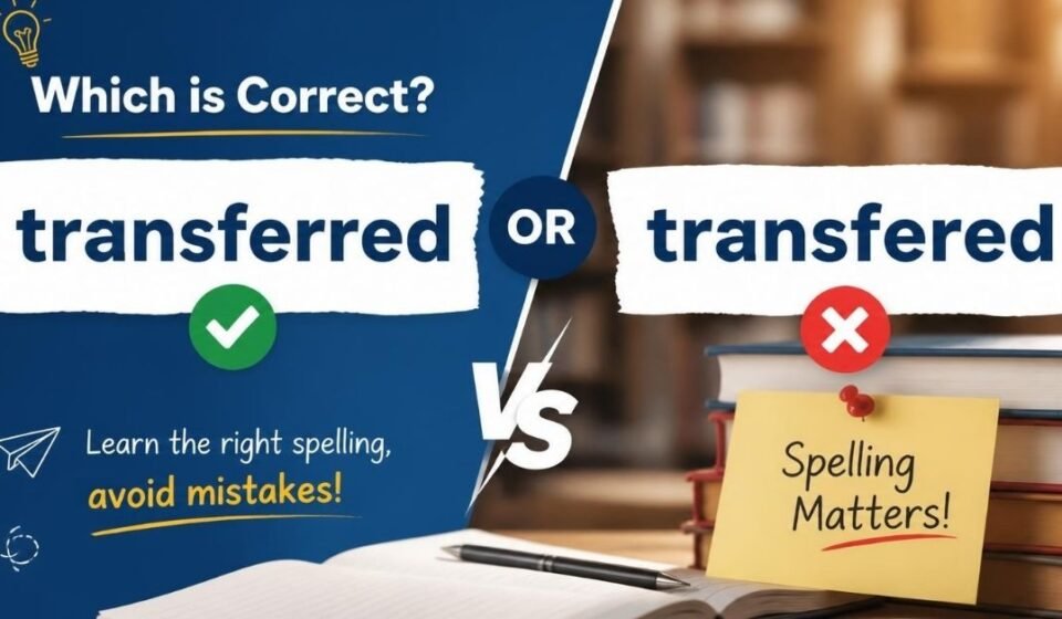 transferred or transfered