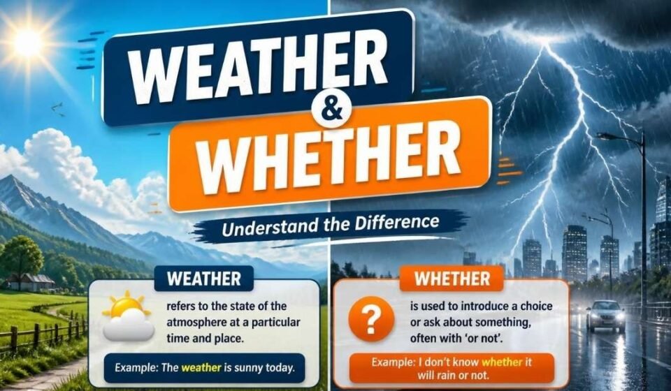 weather and whether