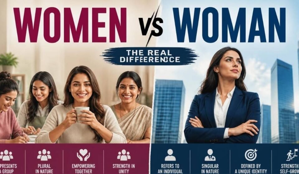 women and woman difference