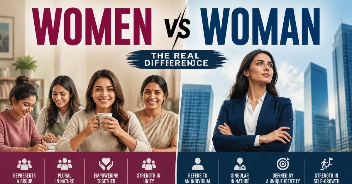 women and woman difference