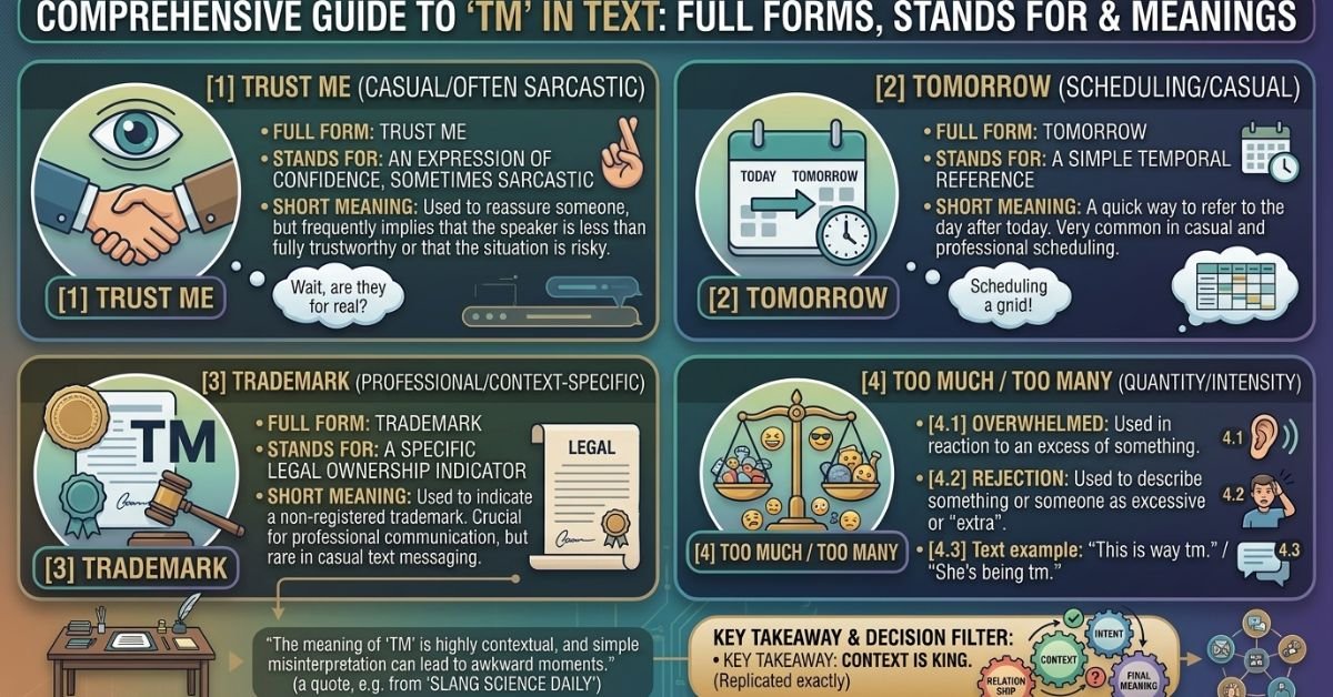 tm meaning in text