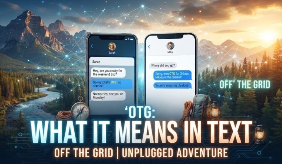 what do otg mean in text